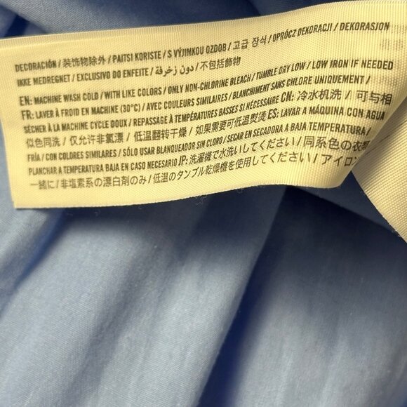 Abercrombie Womens Maxi Skirt Blue XS Gypsy Western Peasant Style Cottagecore - Picture 11 of 12